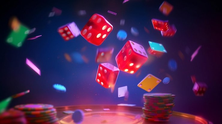 Kartu dealer dan pemain ditampilkan di Infinite Blackjack